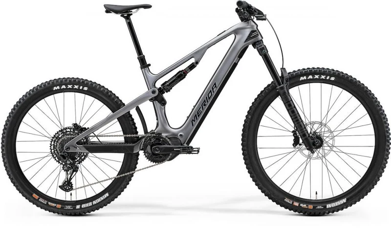 Merida eONE-SIXTY 6000 III1 gunmetal/schwarz M (43) - leistungsstarkes E-MTB für anspruchsvolle Trails