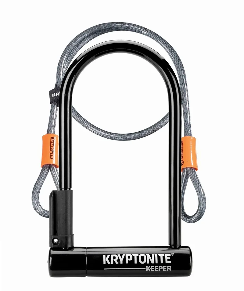 Kryptonite U-Lock Keeper 12 Std 4ft Flexibel Schwarz