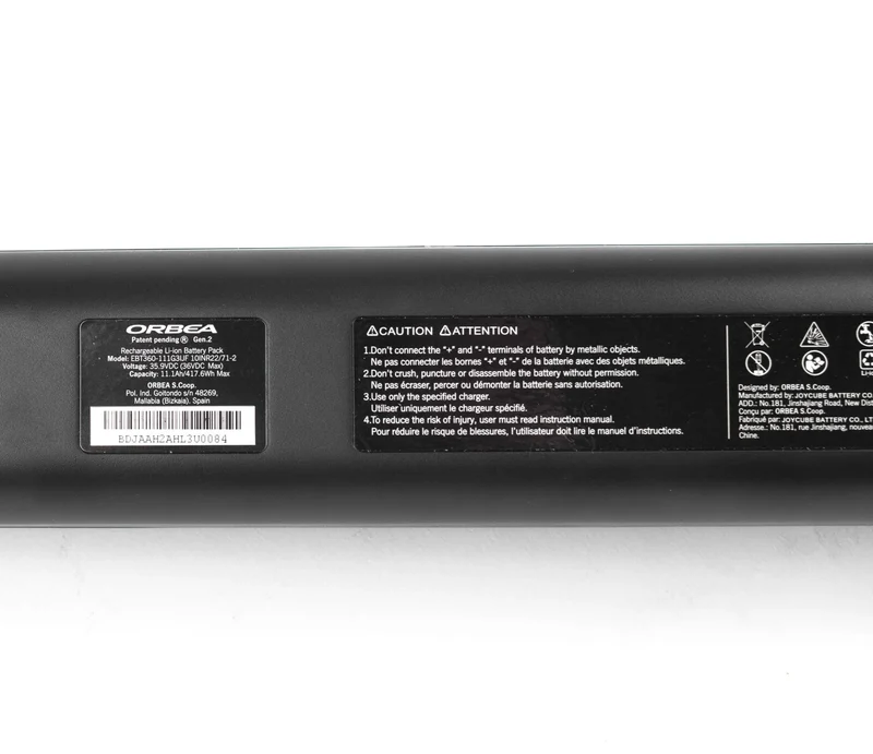 Orbea Interne Batterie 420Wh 36v Gen 2 Schwarz
