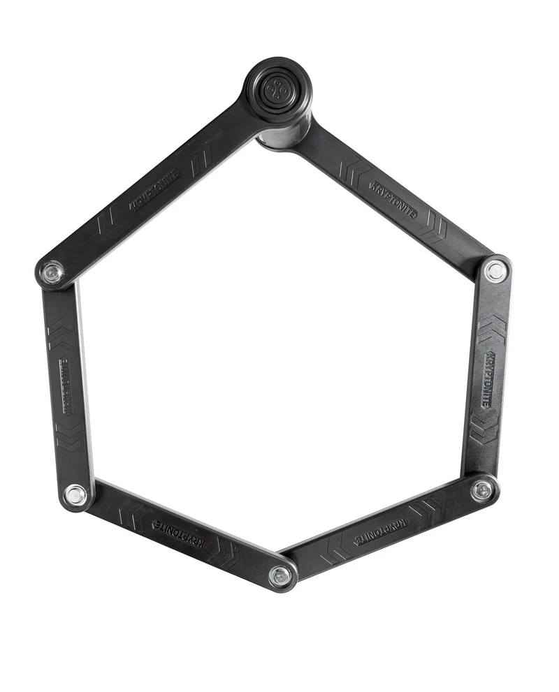 Kryptonite Klappschloss Keeper 510 Glieder 5mmx100cm Lang Schwarz