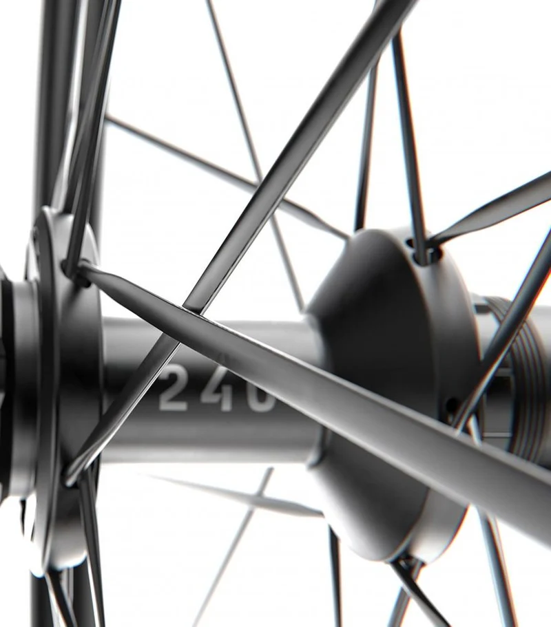 DT Swiss Laufrad GRC 1400 DICUT 29" 622 x 30 mm Schwarz - leichtes Carbon-Gravel-Vorderrad