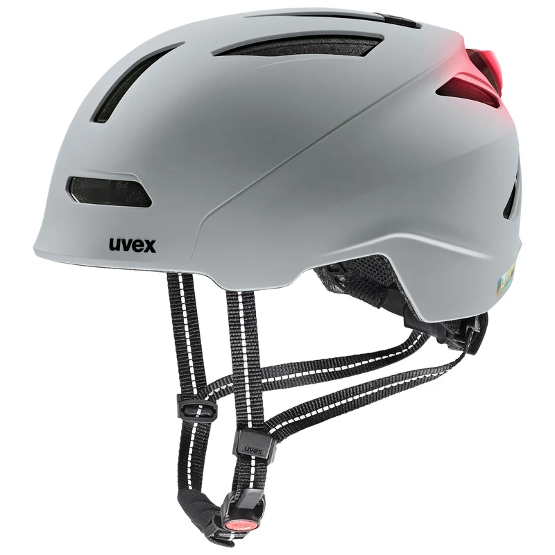 Uvex Urban Planet LED Helm rhino matt