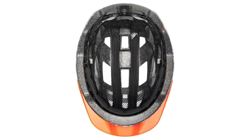 Uvex Air Wing 2 Kinder-Helm papaya-bubble blue