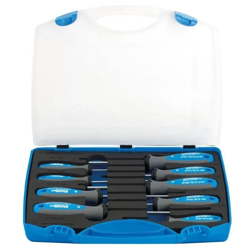 Unior Schraubendreher-Set Flach Blau