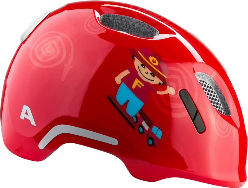 Alpina Ximo 2 Flash Kinder-Helm fire fighter gloss