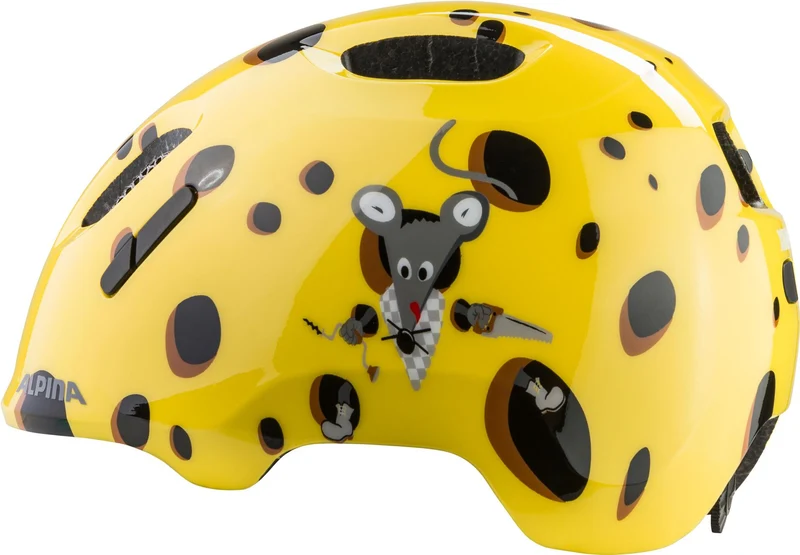Alpina Ximo 2 Kinder-Helm yellow gouda gloss
