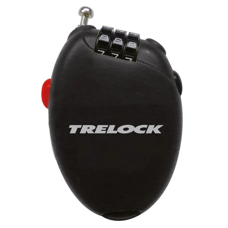 Zahlenkombinationsschloss Trelock Ohne Stütze Removable 75cm Schwarz