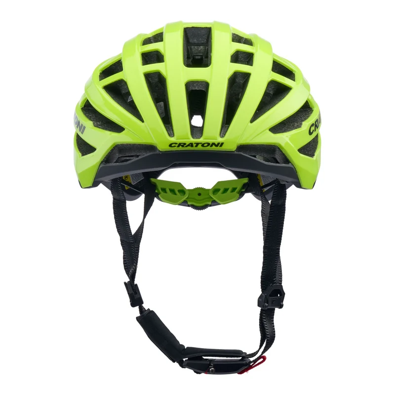 Cratoni C-Vento Rennrad-Helm neonyellow glossy-matt