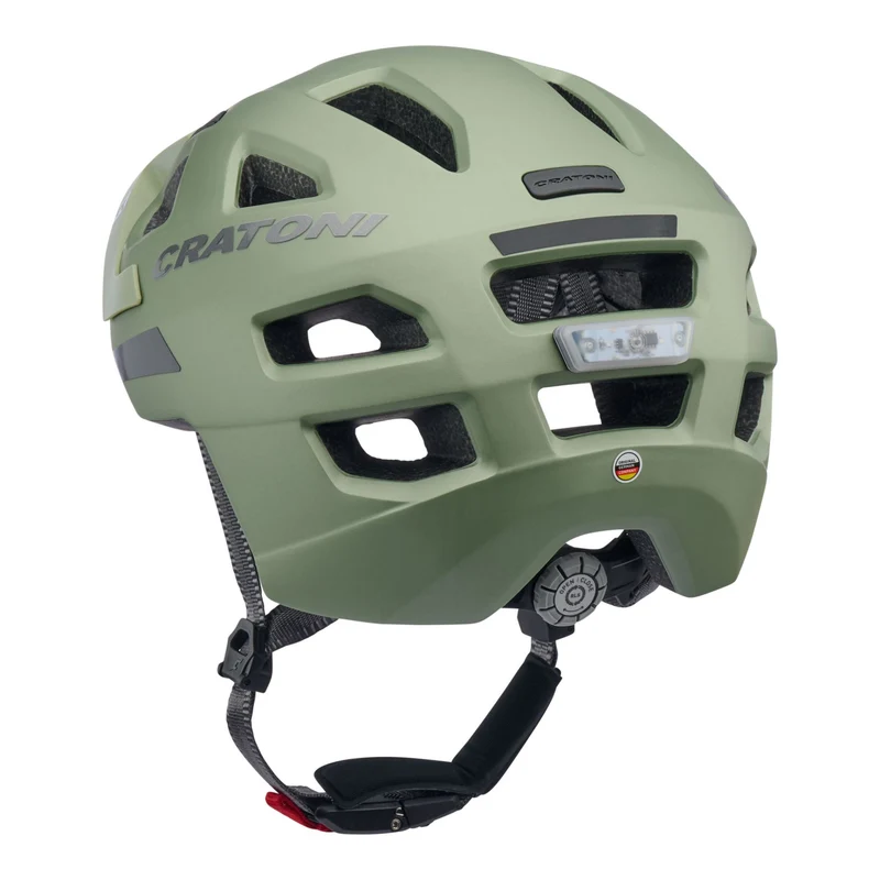 Cratoni Maxster Pro Kinder-Helm metallic-sage matt