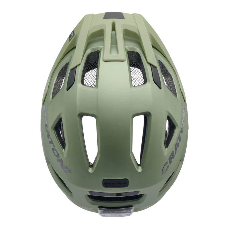 Cratoni Maxster Pro Kinder-Helm metallic-sage matt
