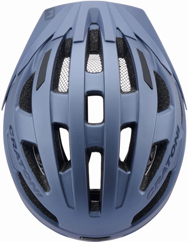 Cratoni Velo-X Helm metallicblue matt