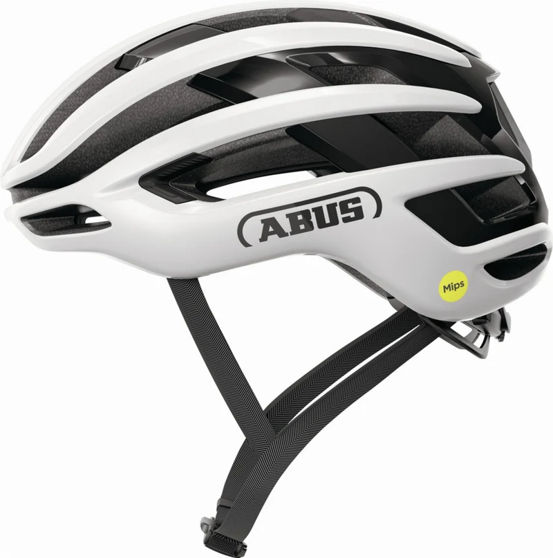 Abus AirBreaker 2.0 Mips Rennrad-Helm shiny white
