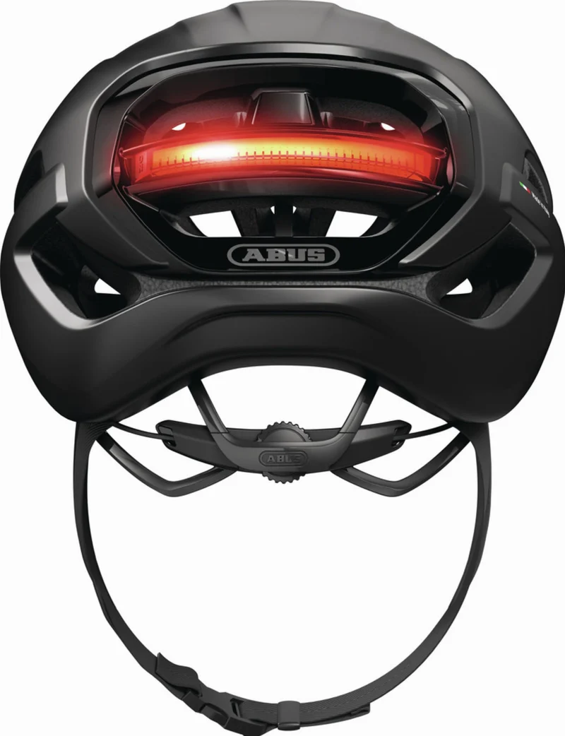 Abus Taipan LED Rennrad-Helm velvet black