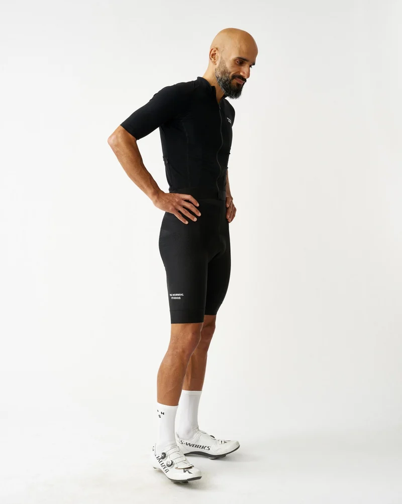 Pas Normal Studios Essential Kurzarm Trikot Herren Schwarz