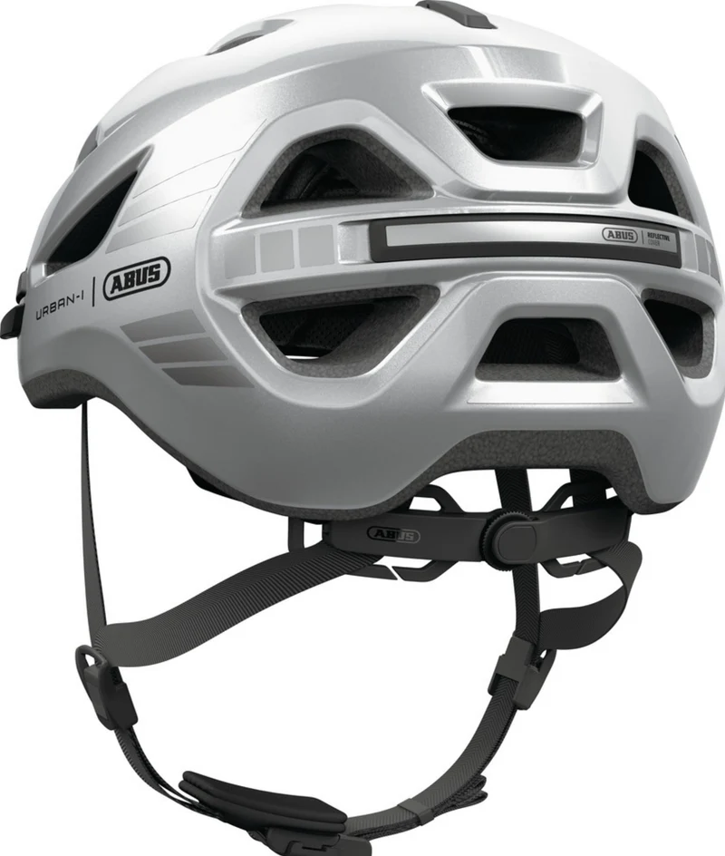 Abus Urban-I 4.0 LR Helm signal silver