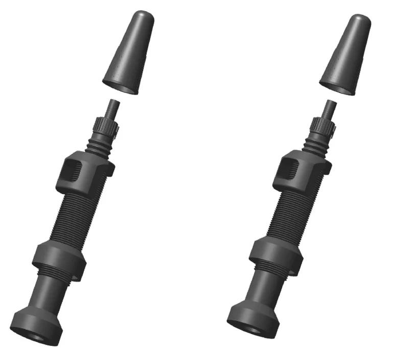 Tubeless Ventile Oquo 44mm + 57mm Schwarz