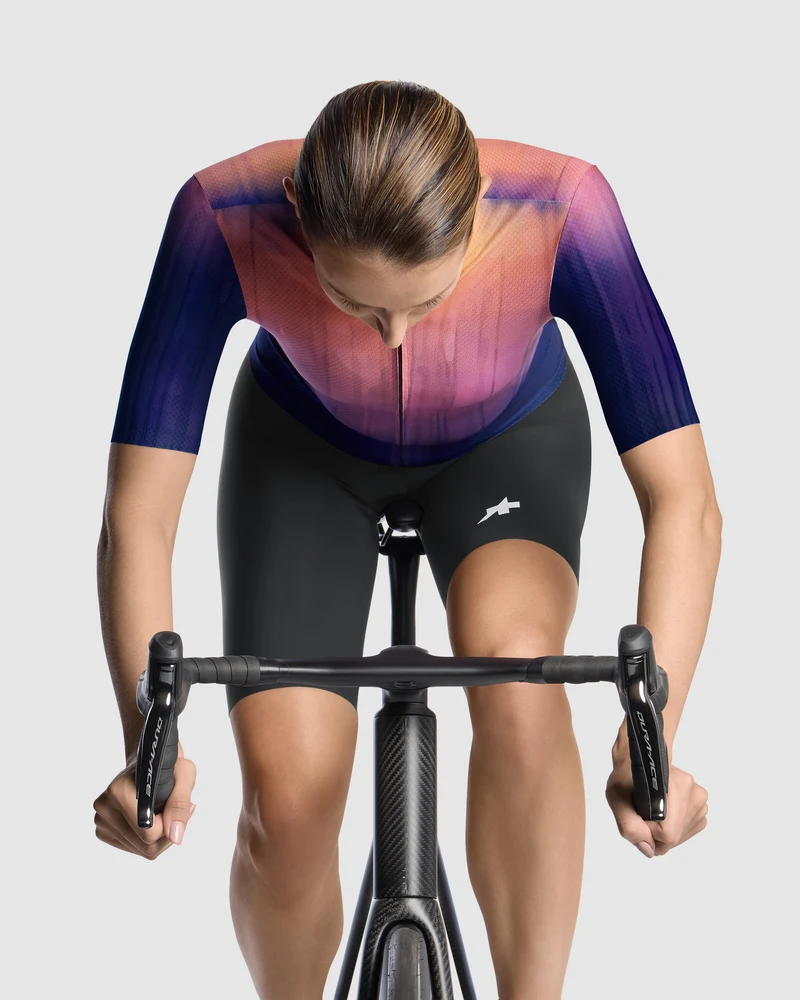 Assos Dyora R Trikot S11 Oberfläche Violett Reise