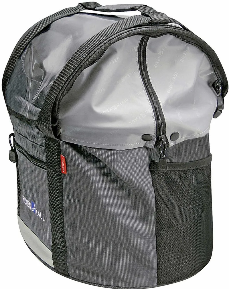 Klickfix Doggy Lenkertasche grau/schwarz