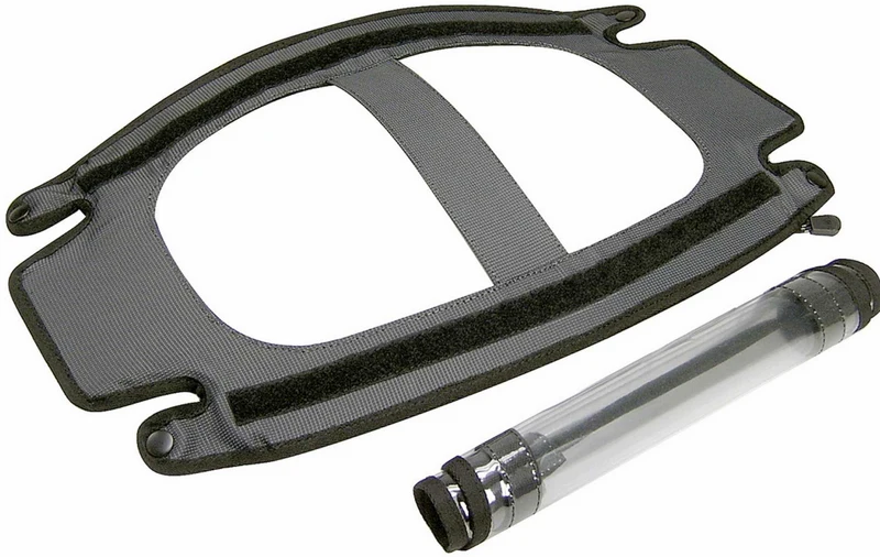 Klickfix Doggy Lenkertasche grau/schwarz