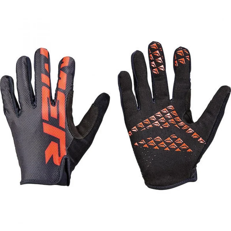 Merida Handschuhe TRAIL schwarz/rot S Schwarz/rot - atmungsaktiver Bike-Handschuh mit Grip