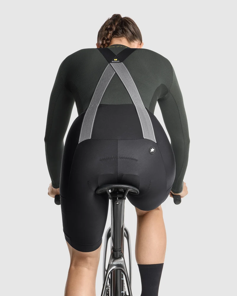 Assos Taktik Damen Frühling Fallen Lätzchen Shorts T5 Schwarz Serie