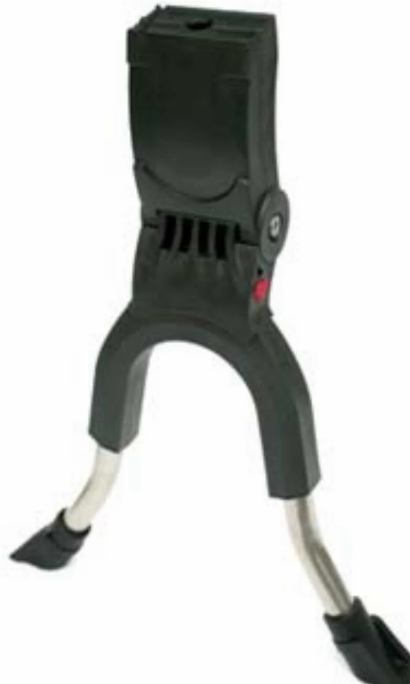 Hebie 0690 ÜL Zweibeinständer schwarz/silber max. 32 cm