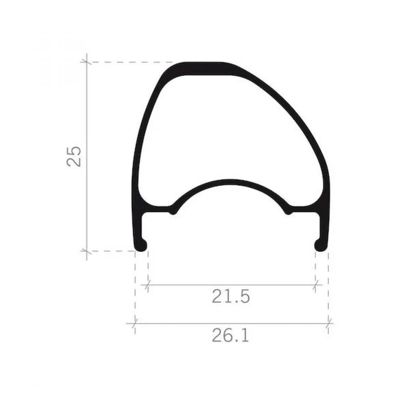 FSA Laufradsatz SL-K AGX 27,5" 584x21,5 mm Schwarz - leichter Gravel- und CX-Laufradsatz