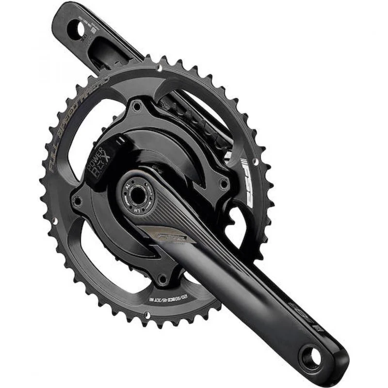 FSA Leistungsmesskurbel Powerbox Road Alloy Supercompact 175 mm Schwarz - effiziente Wattmessung