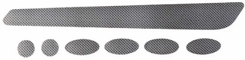 BBB BikeSkin Rahmenschutzsticker-Set BBP-51 Carbonoptik