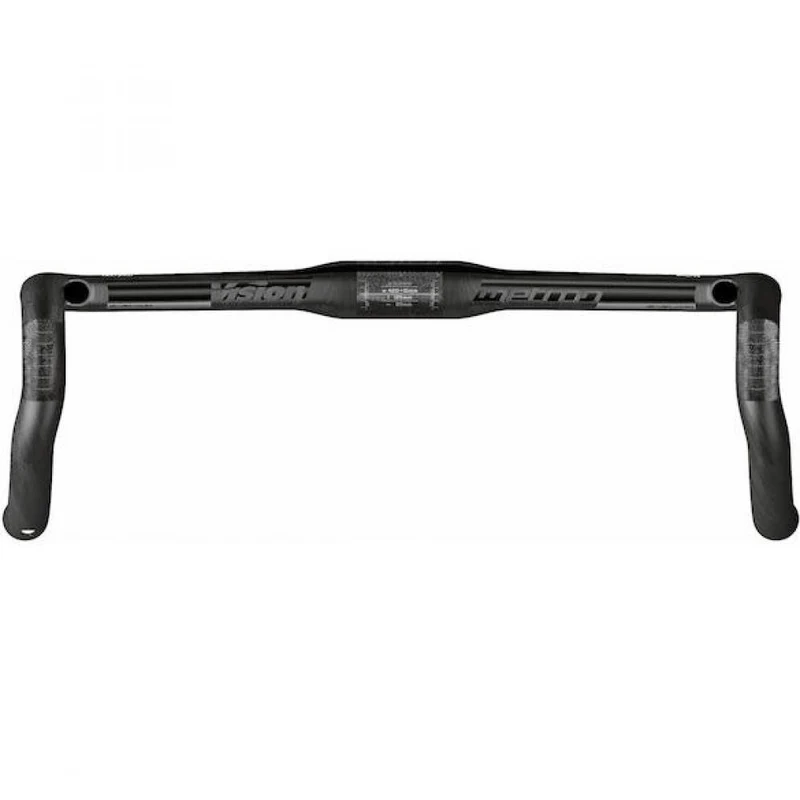 Vision Lenker Metron Aero 31,8 x 400 mm Schwarz - aerodynamischer Carbon-Rennradlenker