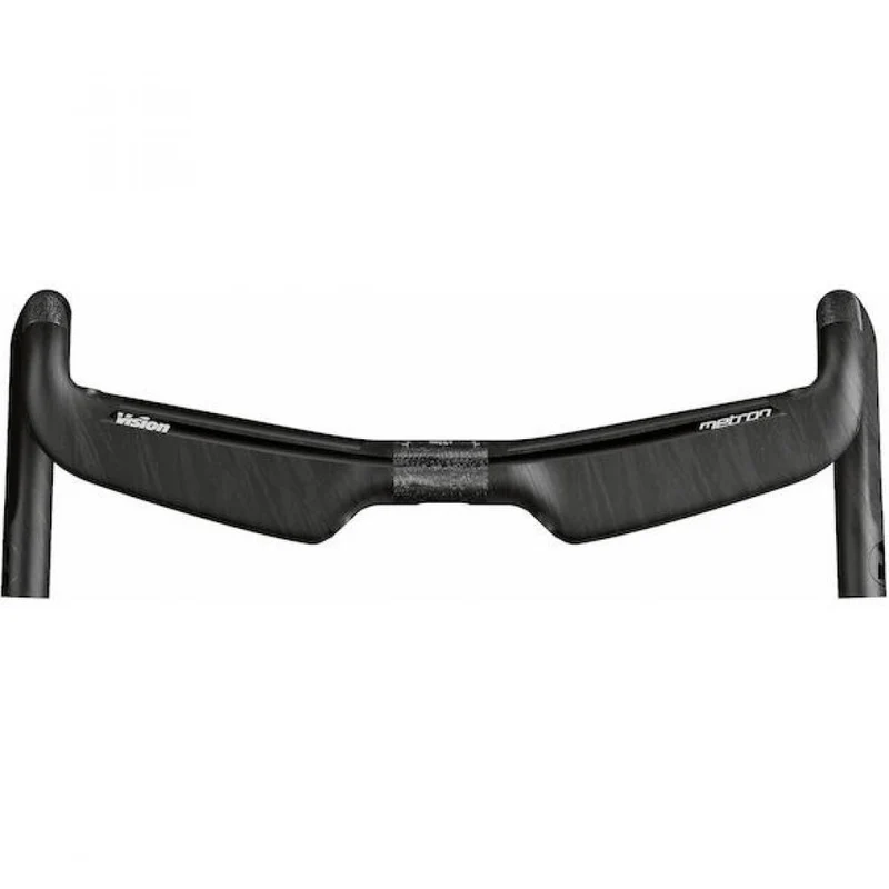 Vision Lenker Metron Aero 31,8 x 400 mm Schwarz - aerodynamischer Carbon-Rennradlenker