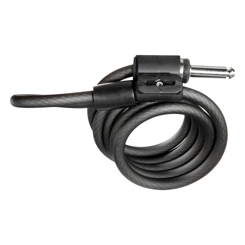 Kryptonite Kabelschloss Connector 10mmx120cm Ring Lock Schwarz