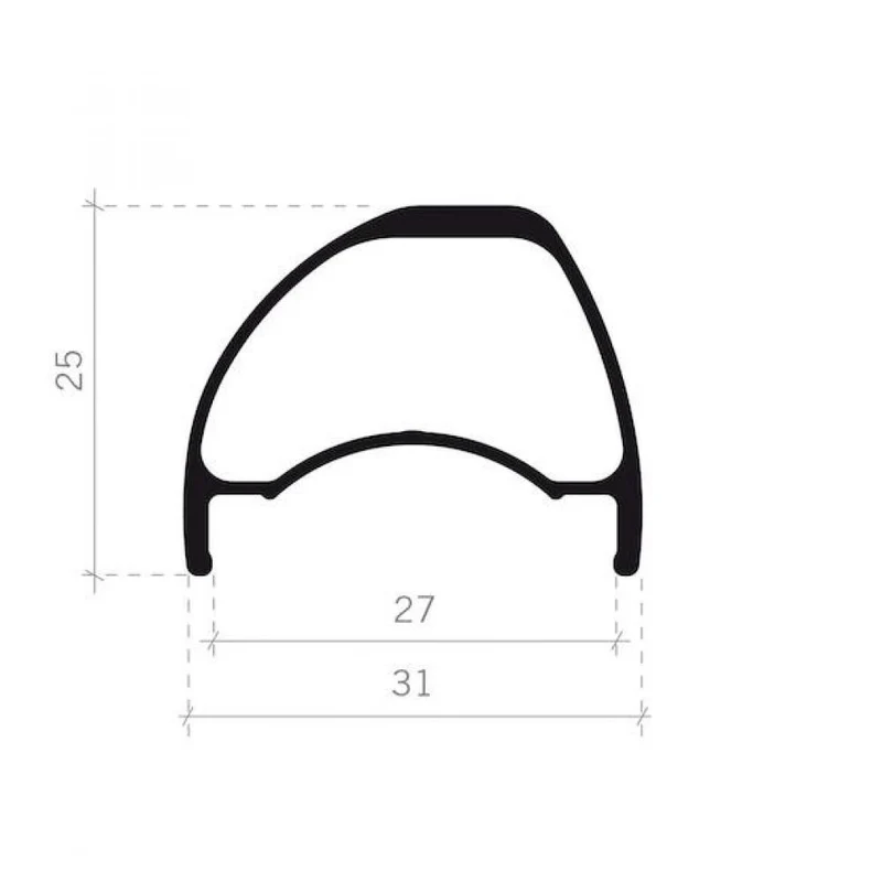 FSA Laufradsatz Grid Off-Road 27,5" 584x27 mm Schwarz - robustes Enduro-Laufradset
