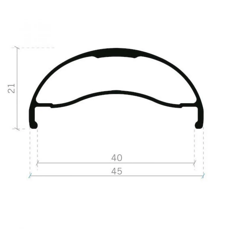 FSA Laufradsatz Non-Series Off-Road Plus 27,5" 584x40 mm Schwarz - robuster Tubeless-MTB-Laufradsatz