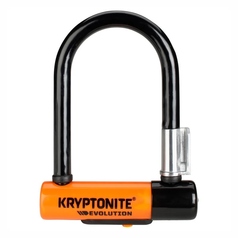 Kryptonite U-Lock Evolution Mini 5 8.3x14cm Halter Orange/Schwarz