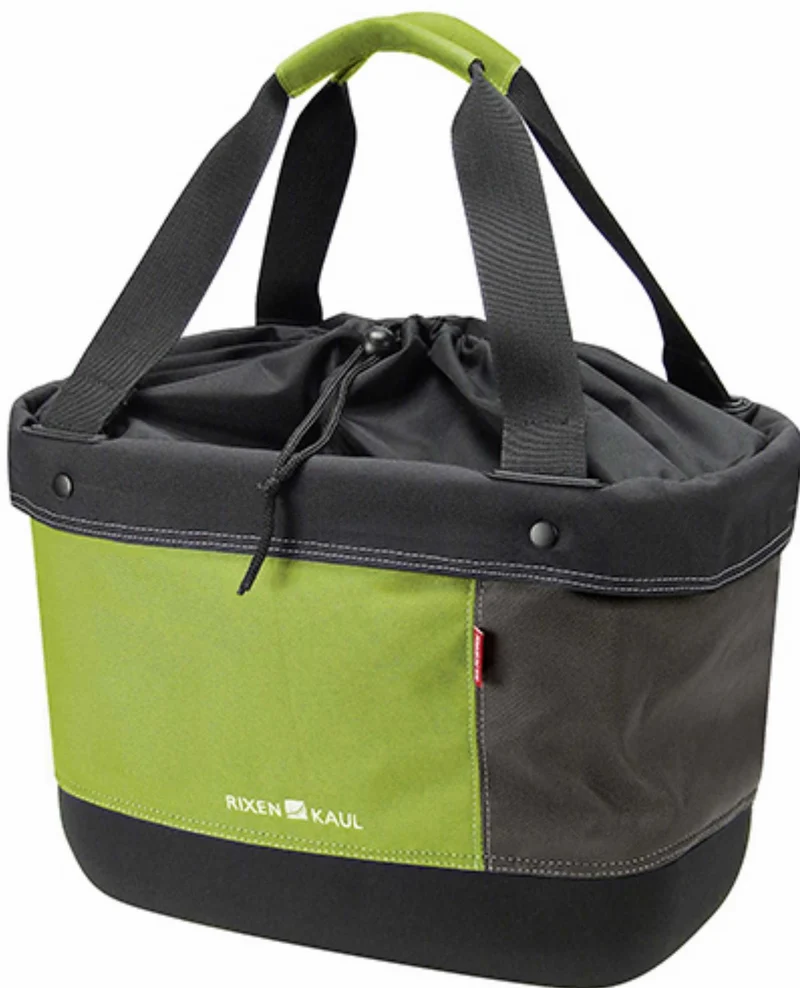 KLICKfix Shopper Alingo Lenkertasche grün/braun