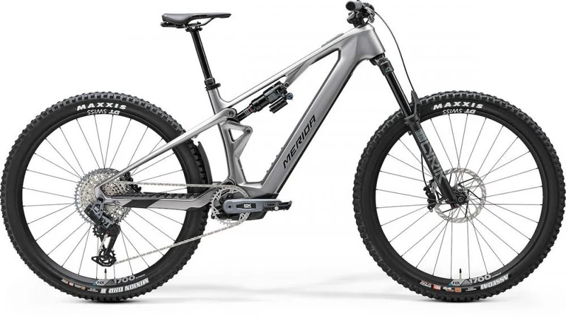 Merida eONE-SIXTY SL 8000 I1 glossy M Grau - leistungsstarkes E-MTB für anspruchsvolle Trails