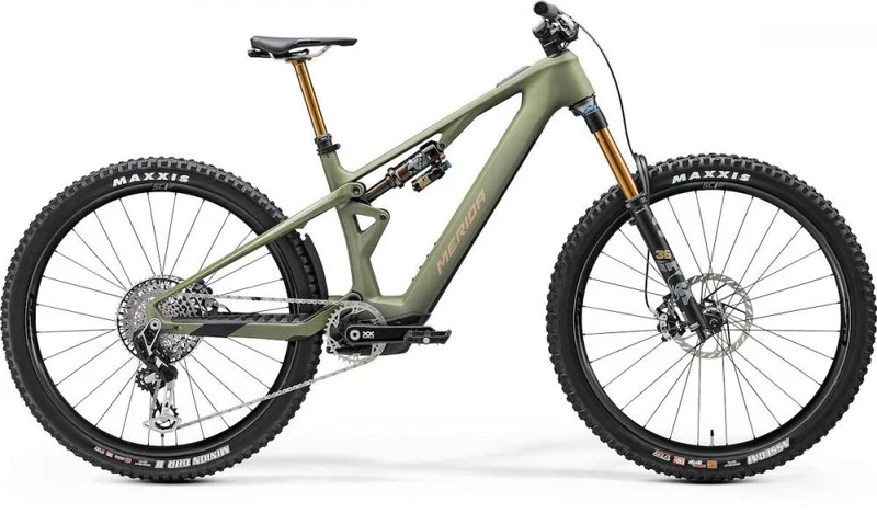 Merida eONE-SIXTY SL 10K I1 silk M Grün - leistungsstarkes E-MTB für anspruchsvolle Trails