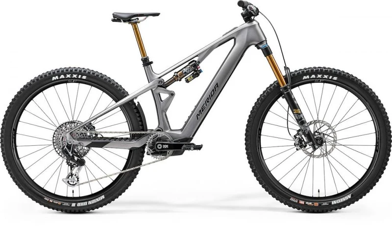Merida eONE-SIXTY SL 10K I1 glossy Größe M Grau - leistungsstarkes E-MTB für anspruchsvolle Trails