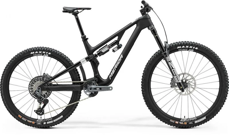Merida ONE-SIXTY 8000 III3 silk black(silver) M SILK BLACK (SILVER) - Enduro-Bike für kompromisslose Trails