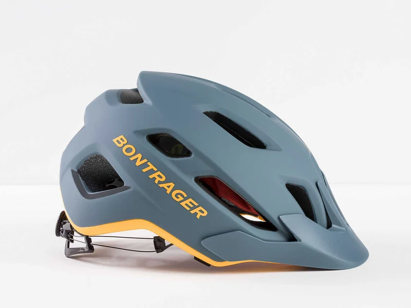 Bontrager Quantum MIPS Helm Battleship Blue/Marigold