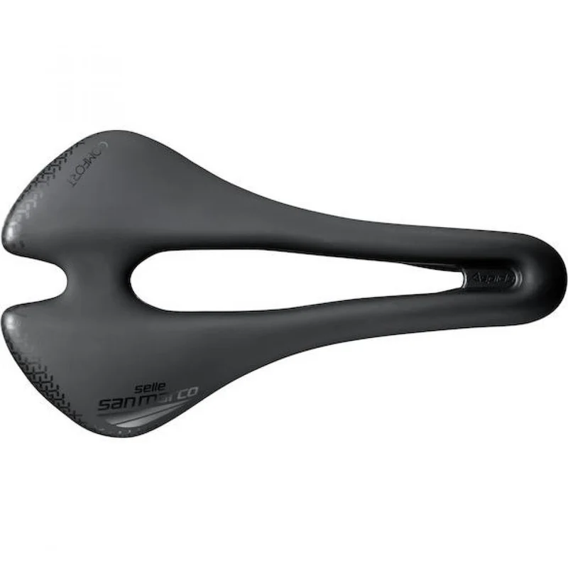 Selle San Marco Sattel Aspide Short Comfort Dynamic 140 x 250 mm Schwarz - maximaler Komfort