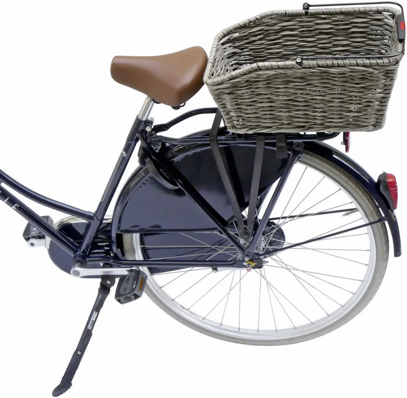 KLICKfix Structura GT Hinterradkorb Korbklip schilf grau