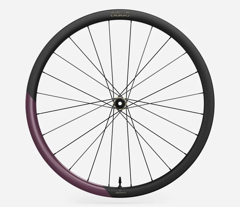 Oquo Hinterrad Gravel RP35LTD Shimano HG Metallic Mulberry
