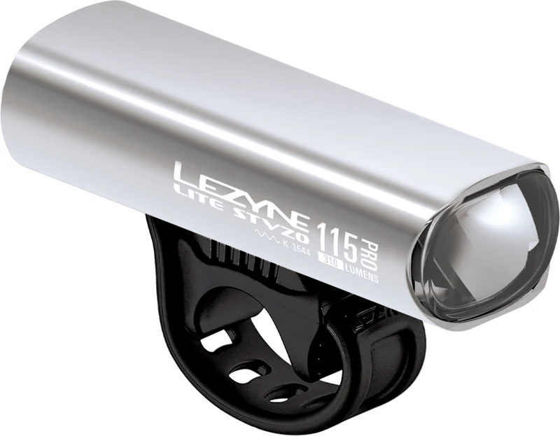 Lezyne LED Lite Drive Pro 115 StVZO Vorderlicht silber-glänzend weißes Licht