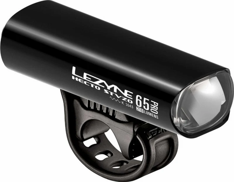 Lezyne LED Hecto Drive Pro 65 StVZO Vorderlicht schwarz-glänzend weißes Licht
