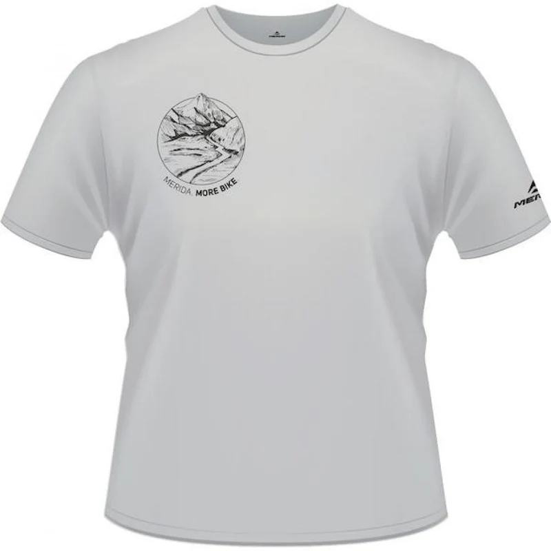 Merida T-Shirt MERIDA Mountain Edition Herren S Grau - atmungsaktives Funktionsshirt