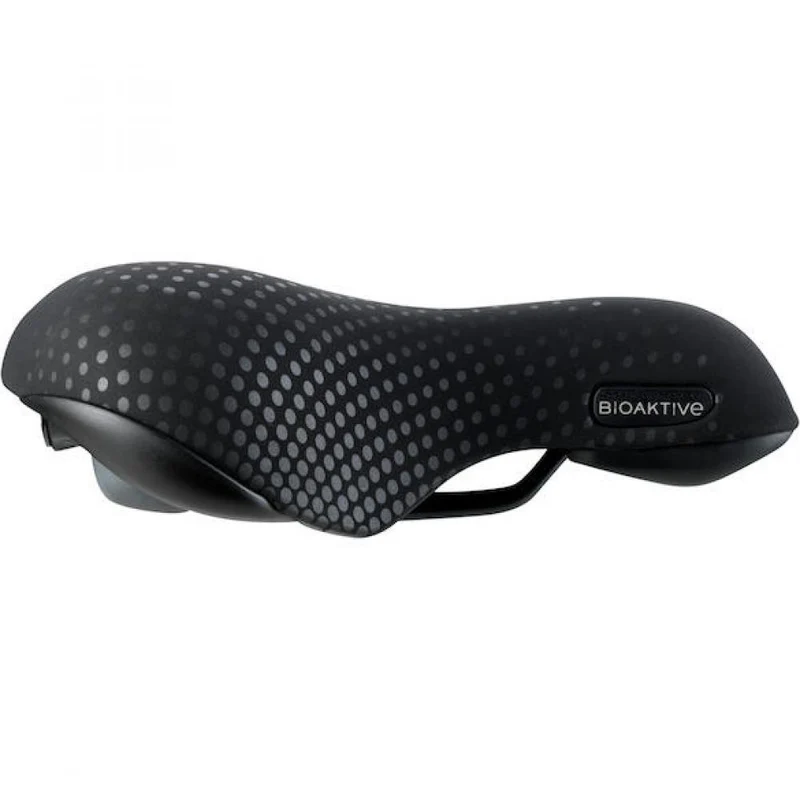 Selle San Marco Sattel City Gel 220 x 269 mm Schwarz - komfortabler City-Fahrradsattel mit Gelpolsterung