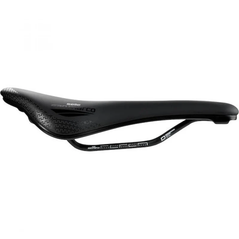 Selle San Marco Sattel Shortfit 2.0 Comfort Dynamic 140 x 255 mm Schwarz - komfortabler Performance-Rennradsattel