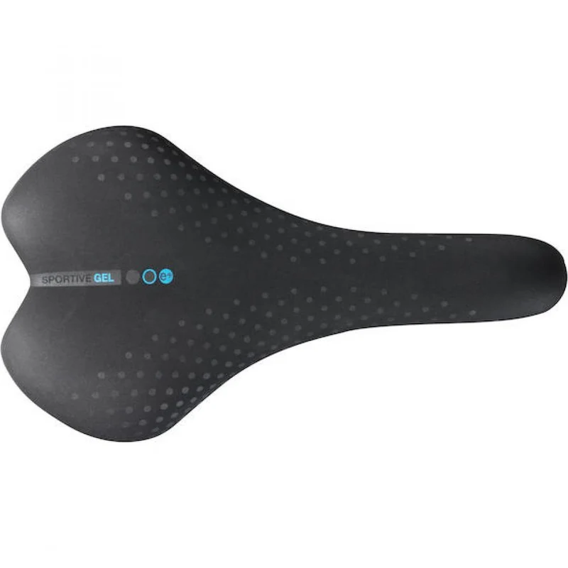 Selle San Marco Sattel Sportive Gel 150 x 270 mm Schwarz - komfortabler Trekking- & City-Sattel
